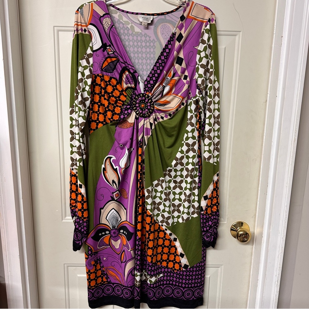 ECI Dress with Beaded Bodice - Retro Vibes!